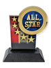 Express Medals 6 Inch Full Color Acrylic All Star Trophy Award Plaque Prime Gift