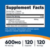 Nutricost Ashwagandha Herbal Supplement 600mg, 120 Capsules - Vegetarian, Non-GMO, Gluten Free, Ashwagandha Root