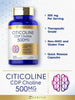 Citicoline Supplements 500mg | 120 Capsules | CDP Choline | Non-GMO, Gluten Free | by Carlyle