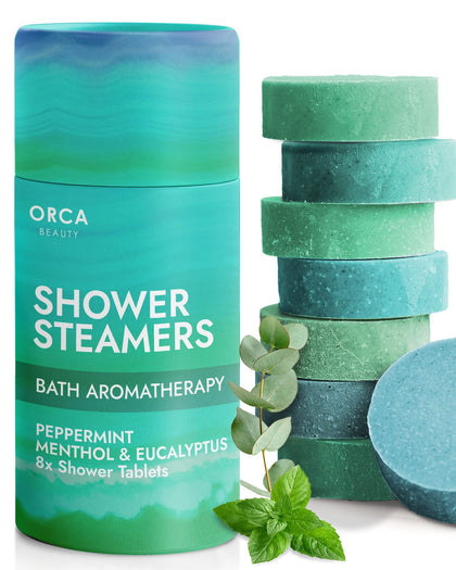 Shower Steamers (8 Pack) - Eucalyptus Shower Steamers Aromatherapy Shower Steamer - Eucalyptus Shower Bombs Aromatherapy, Shower Tablets, Eucalyptus Shower Steamer, Shower Steamers Menthol