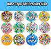 Nano Tape Bubble Kit, Nano Double Sided Adhesive Tape Bubbles, Nano Tape Toys Kit for Boys and Girls Party Favors and Kids Craft Fidget Toys Set 2PCS (Clear & Pink)