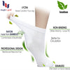 Hugh Ugoli Diabetic Socks for Women, Super Soft & Thin Bamboo Ankle Socks, Wide & Loose, Non-Binding Top & Seamless Toe, 4 Pairs, White, Shoe Size: 10-12