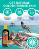 Caribbean Breeze Dark Tanning Lotion for Outdoor Sun, SPF 4 Tanning Accelerator Bronzer with Mango Lime Fragnance, Rich in Anti Oxidants, Natural Green Tea and Pomegranate Extracts, 8.5 oz (250 ml)