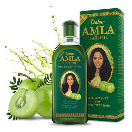 Dabur Amla Hair Oil for Healthy Hair and Moisturized Scalp, for Men and Women, Indian Bio Oil for Hair, Natural Care for Beautiful Hair (200ml)