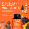 HUM Base Control - Daily Women's Multivitamin & Minerals Supplement with B Complex, Vitamin C, 22 Micro-Nutrients + Iron & Biotin to Support Pre-Menopause Women - Non-GMO & Gluten-Free (30 Tablets)