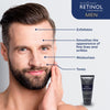 Retinol Mens Daily Moisturizer - The Original Retinol Moisturizing Cream Made For A Mans Skin - Anti-Aging Benefits of Exfoliating Vitamin A & Deep Hydration For Healthier, Younger Looking Skin