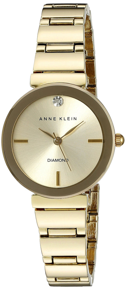 Anne Klein Women's Genuine  Diamond Dial Bracelet Watch