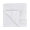 Amazon Basics Egyptian Cotton Washcloths, Pack of 6, Pristine Snow, 12