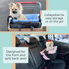 Dog Car Seat for Small Dogs - Pink Dog Booster Seat- Washable, Adjustable, and Collapsible Pet Travel Carrier Bed- Includes Safety Seat Belt Tether for Small Dogs, Puppies, and Pets up to 18 lbs