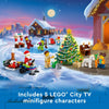 LEGO City 2022 Advent Calendar 60352 Building Toy Set for Kids, Boys and Girls Ages 5+; Includes a City Playmat and 5 City TV Characters (287 Pieces)