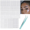NOOEPC 660Pcs Face Gems Hair Gems, Self-Adhesive Face Jewels Eye Jewels Rhinestones 3/4/5/6 mm DIY Face Gems Stick on, Hair Body Rhinestones Gems Crystals Pearls for Face Eyes Makeup Body, Crafts