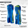 Synergy Triathlon Tri Suit - Men's Elite Sleeveless Trisuit (Slate/Black, Small)