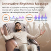 MYNTA 2024 4D Massage Chair for Full Body, Zero Gravity Recliner with Dual Mechanism, Extended SL-Track, Music Sync with Hi-Fi Bluetooth Speaker, MC4100 Brown