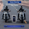 LEXIN B4FM Motorcycle Bluetooth Headset, 10 Riders Helmet Bluetooth Intercom, Universal Communication Systems with Music Sharing/Noise Cancellation/FM Radio for Snowmobile/ATV/Dirt Bike, 2 Pack