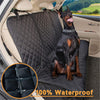 YESYEES Waterproof Dog Car Seat Covers Pet Cover Nonslip Bench Available for Middle Belt and Armrest Fits Most Cars, Trucks SUVs(Black)