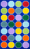 nuLOOM Kecia Octagons Printed Area Rug, 4x6, Blue