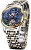 OLEVS Blue Automatic Self Winding Wrist Watches for Men