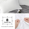 Bedsure White Duvet Cover Queen Size - Soft Double Brushed Duvet Cover for Kids with Zipper Closure, 3 Pieces, Includes 1 Duvet Cover (90