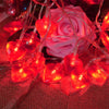 Homeleo 25ft 50LED Remote Heart Shaped Lights String for Valentines Day Decorations Mothers Day Party Bedroom Classroom Decorations Anniversary Decor Princess Girls Play Tent Decoration