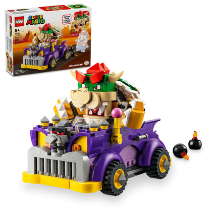 LEGO Super Mario Bowsers Muscle Car Expansion Set, Collectible Bowser Toy for Kids, Gift for Boys, Girls and Gamers Ages 8 and Up, 71431