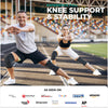 Modvel Knee Braces for Knee Pain Women & Men - 2 Pack Knee Brace for Knee Pain Set, Knee Brace Compression Sleeve, Knee Support for Knee Pain Meniscus Tear, ACL & Arthritis Pain Relief - Knee Sleeves
