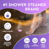 Cleverfy Shower Steamers Aromatherapy - Variety Pack of 6 Shower Bombs with Essential Oils. Self Care Christmas Gifts for Women and Stocking Stuffers for Adults and Teens. Purple Set