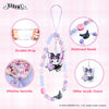 iFace Hello Kitty and Friends Beaded Wristlet Universal Phone Charm Strap - Cute Wrist Chain Lanyard Aesthetic Decor Strap for Cell Phone Camera Keys AirPods Keychains - Kuromi and Baku