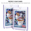 Kitoyz 6 ct Magnetic Card Holder Case for Trading Card - 35pt Magnet Top Loaders Baseball Card Holder with UV Protection Acrylic Screwdown Card Protectors Fit for MTG, Football, Sports Cards