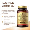 Solgar Methylcobalamin (Vitamin B12) 5000 mcg, 60 Nuggets - Supports Energy Metabolism - Body-Ready, Active Form of B12 - Vitamin B - Non GMO, Vegan, Gluten, Dairy Free, Kosher - 60 Count(Pack of 1)