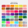ARTISTRO Watercolor Paint Set, 48 Vivid Colors in Portable Box, Including Metallic and Fluorescent Colors for Artists, Amateur Hobbyists and Painting Lovers, Perfect For Travel