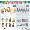 Advent Calendar 2023,24 Days of Christmas Nativity Scene Set, Fun Toys For Boys, Girls, Kids And Toddlers, Christmas Party Gifts