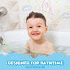 Tub Works Smooth Bath Crayons Bath Toy, 12 Pack | Nontoxic, Washable Bath Crayons for Toddlers & Kids | Unique Formula Draws Smoothly & Vividly on Wet & Dry Tub Walls | Hexagon Grip Bathtub Crayons