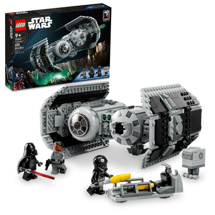 LEGO Star Wars TIE Bomber 75347 Model Building Kit, Star Wars Toy Starfighter with Gonk Droid Figure, Darth Vader Minifigure and Lightsaber, Collectible Star Wars Gift for Christmas for 9 Year Olds