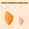 Real Techniques Mini Miracle Complexion Sponges, Small Makeup Blending Sponges, For Foundation & Concealer, Mini Size for Under Eyes & Touch-Ups, Natural Makeup, Latex-Free, 4 Count