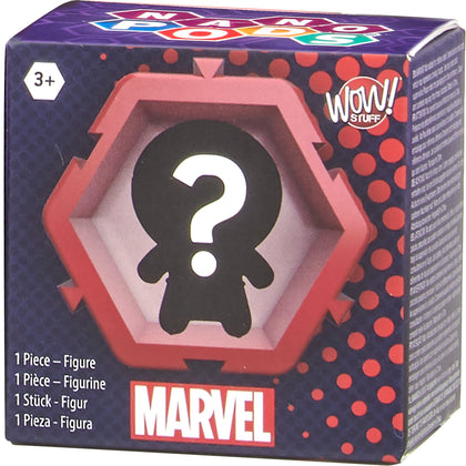 Mattel Nano PODS Connectable Collectable Marvel Surprise Toy Character Figures Inside Attached Pod, Connect to Other PODS (Styles May Vary)