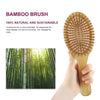 MRD Hair brush, Natural Bamboo Paddle Detangling Hairbrush, Massage Scalp Thick/Thin/Curly/Dry Hair For Women & Men Yellow