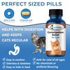 BestLife4Pets - Cats Constipation Relief and Stool Softeners - Natural Health Supplements to Help Digestion, Gas Relief and Constipation - Allergy Laxatives for Cats- Pills