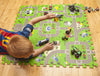 Floor Mats Foam Play Mat Interlocking Tiles for Kids Toddlers Non Toxic Playroom Schools Exultimate