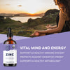 Vimergy Organic Liquid Zinc, 57 Servings - Alcohol Free Zinc Sulfate - Supports Immune Health & Metabolism - Antioxidant - Gluten-Free, Non-GMO, Kosher, Vegan & Paleo Friendly (115 ml)