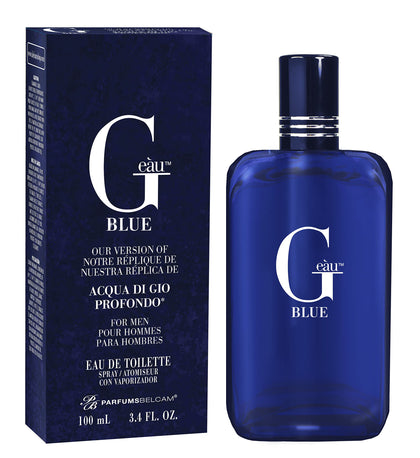 Parfums Belcam G Eau Blue, Alternative Designer Fragrance, Eau de Toilette