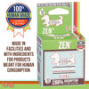 Licks Pill-Free Zen Small Breed Dog Calming Aid - Zen Calming Aid Supplements for Aggressive Behavior & Nervousness - Calming Dog & Puppy Treats for Stress Relief & Dog Health - Gel Packets - 10 Use