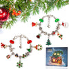 Christmas Advent Calendar Bracelets 2023 for Girls 24 Days Xmas Countdown Calendar DIY Jewelry Making Kit Gift 22 Charm Beads 2 Bracelets for Kids Teens Women