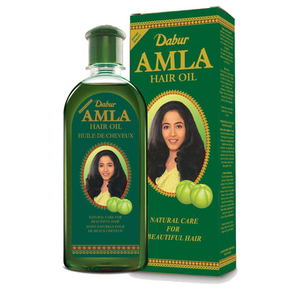 Dabur Amla Hair Oil 500ml - 100% Natural, Enhances Hair Growth, Nourishes Scalp and Hair