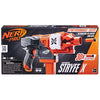 NERF Pro Stryfe X Dart Semi-Auto Blaster, Rechargeable LiPo Battery, 30 AccuStrike Half-Length Darts, 15-Dart Magazine, 150 FPS, Eyewear, 14+ (Amazon Exclusive)