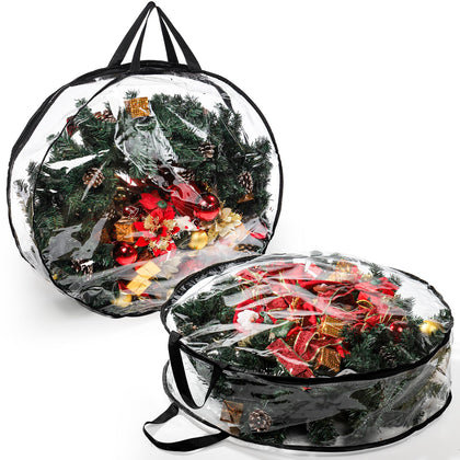 Hedume 2 Pack Wreath Storage Bag, 30