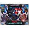Transformers: Reactivate Video Game-Inspired Optimus Prime and Soundwave 2-Pack, 6.5-inch Converting Action Figures, 8+ Years