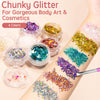Face Gems Glitter with Glue Face Rhinestones for Makeup Jewels Eye Gems Tweezers Makeup Accessories Hair Body Glitter