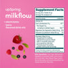 UpSpring Milkflow Electrolyte Breastfeeding Supplement Drink Mix with Fenugreek | Berry Flavor | Lactation Supplement to Support Breast Milk Supply & Restore Electrolytes* | 16 Drink Mixes