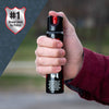 SABRE Magnum 120 3-In-1 Defense Spray, 35 Bursts, 12-Foot (4-Meter) Range, Triple Protection Formula Contains Pepper Spray, CS Military Gas and UV Marking Dye, Extra Large 122 Gram Canister