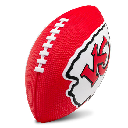 Franklin Sports NFL Kansas City Chiefs Football - Kids Foam Football - Soft Football - Mini Size - Perfect for Gameday - 8.5